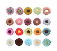 Perles en Silicone pour Stylos - 20 Pièces Fleur 3D Souple pour Loisirs Créatifs | Kit de Perles Décoratives,Pour Cadeaux Étudiants Adultes Femmes Hommes Loisirs Créatifs Maison