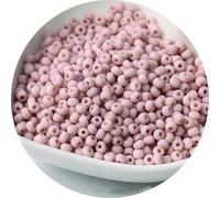 Perles en verre givrées de couleur unie, imitation tchèque, 2/3/4 mm, perles d'espacement en vrac pour bracelet, bijoux à faire soi-même, Han Zi29, 2 mm, 810 pièces