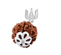 Perles en vrac à quatre faces Charmukhi Rudraksha, perles Rudraksha (Elaeocarpus ganitrus) 100 % authentiques et certifiées par ARIHANT GEMS and Jewels