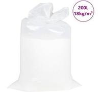 Perles EPS Billes Boule Remplissage de Pouf Coussin Oreiller Blanc vidaXL