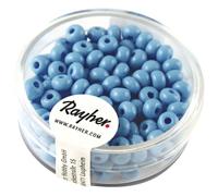 Perles Indiennes, 4,5 Mm Ø, Bleu Clair, Boîte 17 G