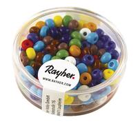 Perles Indiennes 4,5 Mm Assorties Boite 17 G