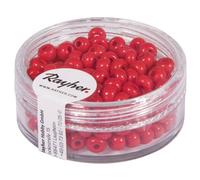 Rayher Perles indiennes Ø 45 mm Rouge Boîte 17 g