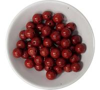 Perles Jaspe Rouge 8 mm - Sachet de 50 perles