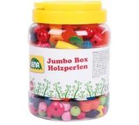 Perles Jumbo Box en bois LENA 32044 Multicolore G