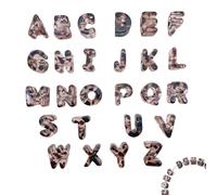 Perles Lettres 26 Pièces pour Fabriquer des Colliers de Perles | DIY Fabrication de Bijoux pour Débutants Ados Adultes Étudiants Maison Studio Atelier Projet