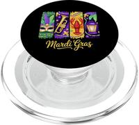 Perles Masque Mardi Gras New Orleans Carnival PopSockets PopGrip pour MagSafe