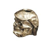 Perles multi-usages en laiton en forme de tête de mort - Fournitures de fabrication de bijoux élégants - Pendentifs pour porte-clés - Breloque en forme de tête de mort, taille unique, Comme décrit