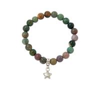 Perles multicouches avec spirales - Techniques de tissage d'étoiles - Pierre naturelle - Unisexe - Cadeau - Perle étoile