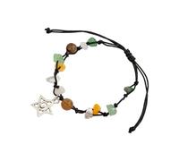 Perles multicouches avec spirales - Techniques de tissage d'étoiles - Pierre naturelle - Unisexe - Cadeau - Perle étoile