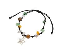 Perles multicouches avec spirales - Techniques de tissage d'étoiles - Pierre naturelle - Unisexe - Cadeau - Pierres précieuses colorées