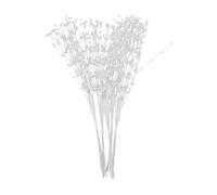 Perles Nacrées 4mm, Piques Florales, pour Centre de Table (WHITE)
