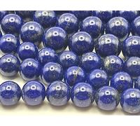 Perles naturelles en lapis-lazuli bleu roi de qualité supérieure d'Afghanistan, non traitées d'aucune façon. Sans teinture ni traitement thermique. Pierre précieuse naturelle de qualité AAA+