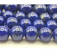 Perles naturelles en lapis-lazuli bleu roi de qualité supérieure d'Afghanistan, non traitées d'aucune façon. Sans teinture ni traitement thermique. Pierre précieuse naturelle de qualité AAA+