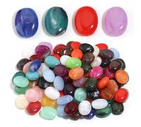 Perles ovales en acrylique bicolores, 15x19mm, imitation pierre de Jade, perles d'espacement en vrac pour la fabrication de bijoux, bracelet et collier à faire soi-même, 20 pièces Wine Red