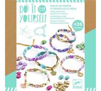 Perles papier et bracelets à créer Chics et dorés - Do it Yourself Djeco
