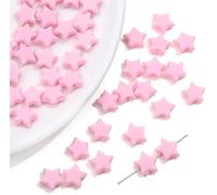 Perles Perles : 300 perles en forme d'étoile en acrylique brillant de 10 mm for la fabrication de bijoux