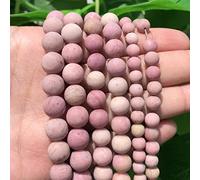 perles Perles rondes en pierre multicolores for la fabrication de bijoux, 4 à 12 mm, lot de 5 tailles(Red Wood Jasper,4mm 91pcs)