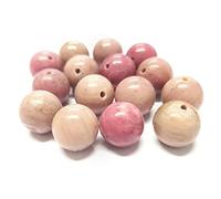 Perles Pierre Semi précieuse Naturelle Rhodochrosite Rose10 mm Lot de 5 Perles