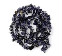 Perles Pour Bijoux Perles en pierre concassée irrégulière de 3, 5, 8 et 12 mm for la fabrication bijoux, colliers bracelets à faire soi-même(Blue Sand Stone,3-5mm)