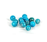 Perles pour Bracelet Lot de 10 Apatite Pierre Naturelle Lithotherapie 4 mm - Positivité | Introspection | Communication - Idée Cadeau Bijoux DIY (Pierres Précieuses Bleu)