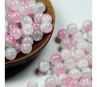 Perles pour bracelets 200 pièces de perles rondes craquelées colorées de 10MM en vrac