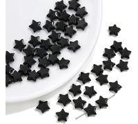 Perles pour bracelets Perles : 300 perles en forme d'étoile en acrylique brillant de 10 mm for la fabrication de bijoux