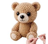 Perles pour bricolage - Fabrication de bijoux faits à la main - Kit d'art de perles d'animaux mignons - Pour la maison, l'école, les cours d'art, l'atelier, les porte-clés, les breloques de sac et les