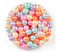 Perles Pour Enfant Nacrées Rondes Pastel 0,8 Cm 10g