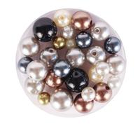 MÉGACRÉA Perles pour Enfant nacrées Rondes Tendance 0,8 cm
