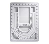 perles pour la création bijoux - Mesure qui fait le bracelet perle Board,plateau d'exposition en velours doux, beaux bijoux pour fabriquer des fournitures