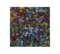 Perles rocaille multicolores transparent Ø 4 mm - 130 g
