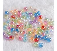 Perles Rondes Acryliques 6mm 100pcs/Sac