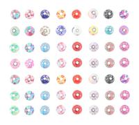 Perles Rondes Colorées 10mm 50 Pièces en Pâte Polymère