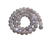 Perles rondes en hématite polie mate, espaceurs libres for la fabrication de bijoux et de bracelets(Color10,8mm 46pcs)