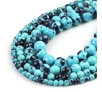 Perles Rondes En Jaspe De Pluie Coloré Bleu Orange,Pierres Naturelles De 4/6/8/10/12mm,Pour Bracelet,15 En Vrac - Type Violet-12mm 30pcs Beads