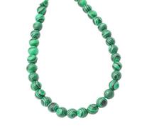 Perles rondes en malachite naturelle pour la fabrication de bijoux, boucles d'oreilles, bracelets, malachite naturelle