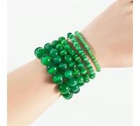 Perles rondes en pierre de lune rose et blanche, œil de chat, opale lisse, pour la fabrication de bijoux, bracelets, colliers, couleurs mélangées, 4 mm, 91 pièces, vert, 6 mm, 61 pièces