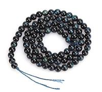 Perles rondes en pierre naturelle bleu noir œil de tigre, accessoires de fabrication de bijoux à faire soi-même, tenue très brillante - qualité AAA, perles de 4 mm ou 8 mm pour la (4mm【92