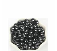 Perles rondes en pierre naturelle de 4 à 12 mm, améthyste, œil de tigre, quartz, agate, pour la fabrication de bijoux, bracelets, accessoires, hématite noire, 8 mm, 44 à 40 pièces