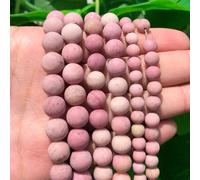 Perles Rondes En Pierre Naturelle Pour Bijoux,Accessoire De Haute Qualité,Pour Travaux Manuels,Pour Bracelet Et Collier,4/6/8/10/12mm,256 - Type Red Wood Jasper-6mm 61pcs