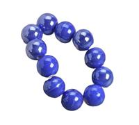 Perles rondes en porcelaine brillantes en céramique, 8 mm, 10 mm, 12 mm, for la fabrication de bijoux et de bracelets.(Deep Blue,10mm 20pcs)