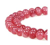 Perles rondes en rhodochrosite de 8 mm pour la fabrication de bijoux