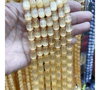 Perles rondes en sélénite naturelle colorée 8x12 mm, pierre œil de chat, pierre de gypse, perles d'espacement pour la création de bijoux et bracelets DIY - Pierre de gypse_d-8x12mm, 32 grains