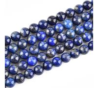 Perles rondes naturelles pour la fabrication de bijoux, Pierre, Dyed Lapis Lazuli, 8mm