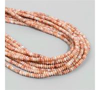 Perles rondes plates en pierre naturelle en forme de boulier, jaspe, quartz, pierres précieuses, pour la fabrication de colliers, boucles d'oreilles, bijoux, accessoires, 2 x 4 mm, n° 1 Picasso, en