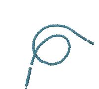 Perles rondes Turquoises naturelles robustes, matériaux d ' artisanat polyvalents, composants, perles Turquoises pour la fabrication de bijoux