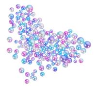 Perles sans Trou Rondes en Plastique Résine pour Vase, Lot DIY