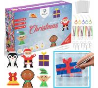 Perles thermocollantes La Manuli - Happy Christmas, 4500 pcs, set créatif de Noël + gabarits et accessoires