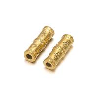 Perles Tubes Pour Bracelet Lot de 5 perles tubulaires en acier inoxydable de style rétro, breloques for la fabrication de bijoux, de bracelets et de colliers(6mm)